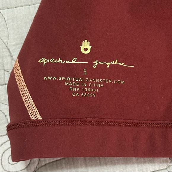 NWOT Spiritual Gangster Velo Dream Tech Eco Jersey Racerback Sports Bra S - Picture 7 of 7